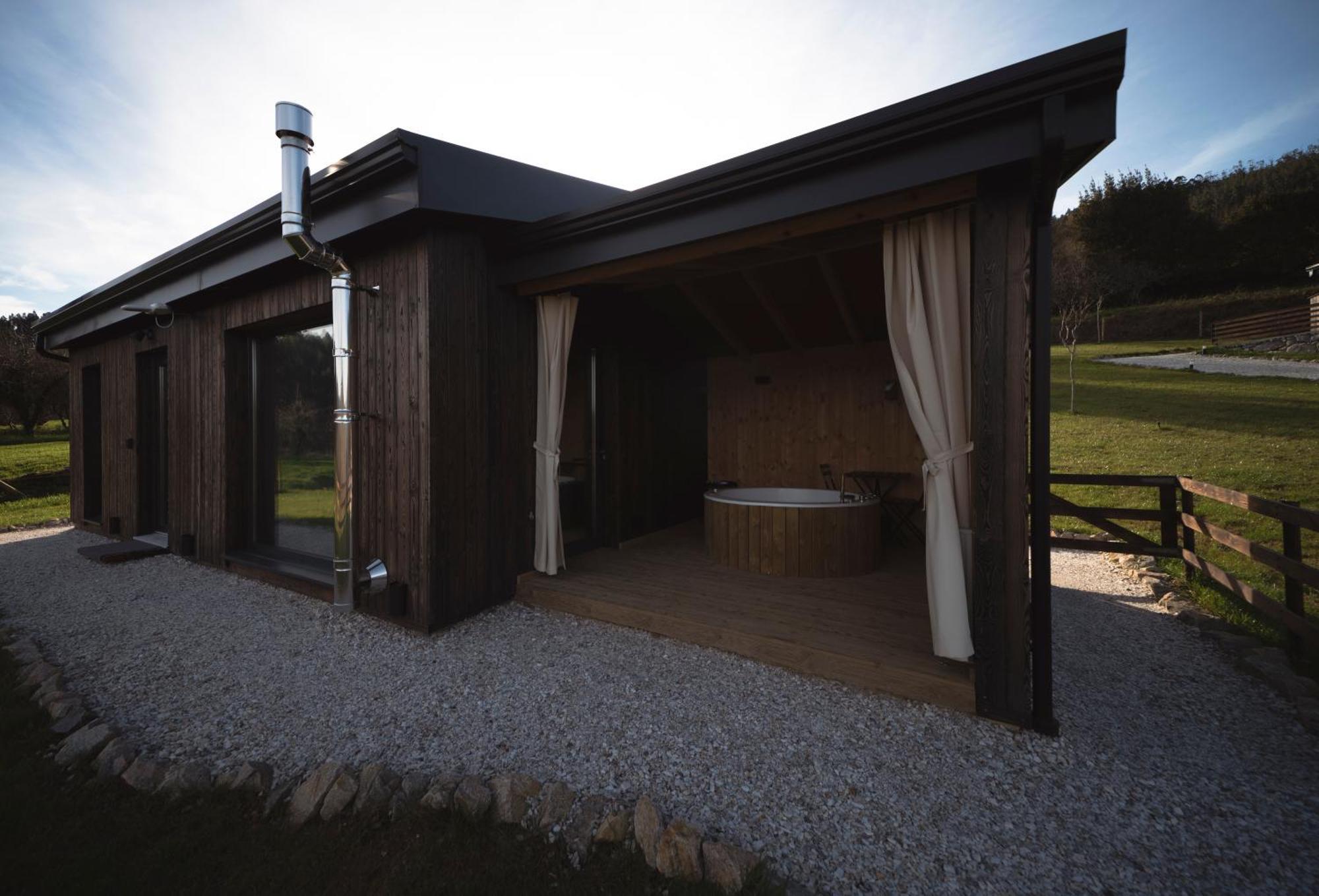 Cabanas O Recuncho Do Sor Porto do Barqueiro Exteriér fotografie